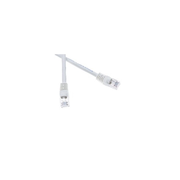Cable Wholesale Shielded Cat6a White Copper Ethernet Patch Cable, 10 Gigabit, Snagless/Molded Boot, POE 13X6-59101 - main