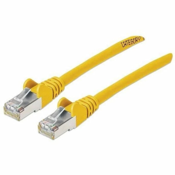 Intellinet Network Solutions CAT6A S/FTP NETWORK PATCH CABLE, 1 FT., YELLOW 743266 - main