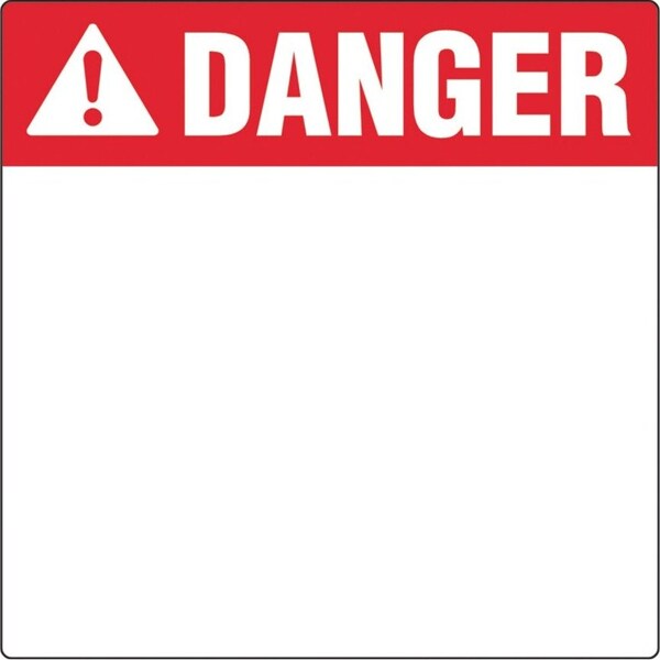 Panduit Polyester Adhesive Label, 4" W x 4" H, D C400X400YZ1 - main