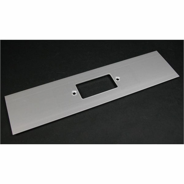 Wiremold Open Cover Plate, Gray, Aluminum ALA-G - main