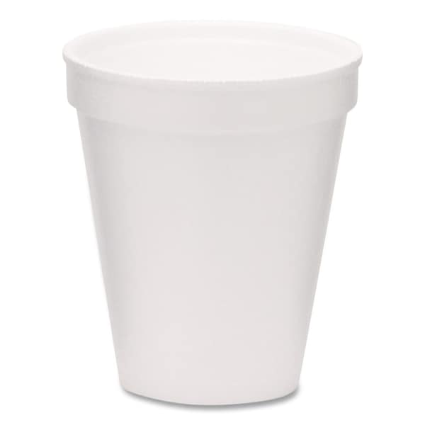 Wincup Foam Drink Cups, 8 oz, White, 1000PK 221966 - main