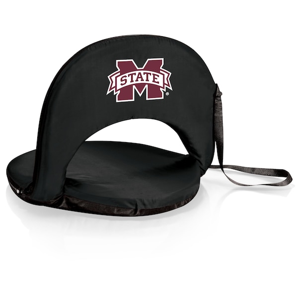 Picnic Time Family Of Brands NCAA Mississippi State Bulldogs Oniva Stadium Seat - Reclining Bleacher Seat with Back Support 626-00-179-384-0 - main