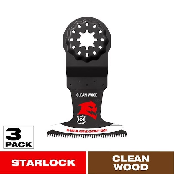 Diablo 2-1/2in. Demo Demon Starlock Bi-Metal Oscillating Blades for Clean Wood, 3PK DOS250JBW3 - main