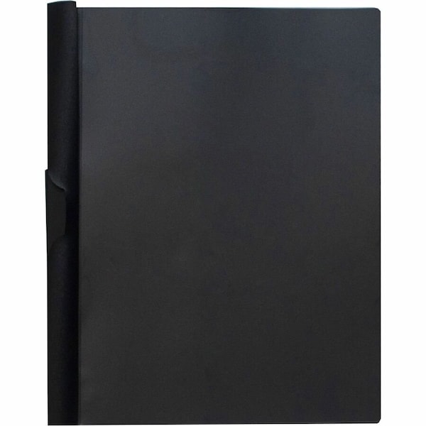 Business Source Letter Report Cover, 30 Sheet Capacity, Black BSN78495 - main