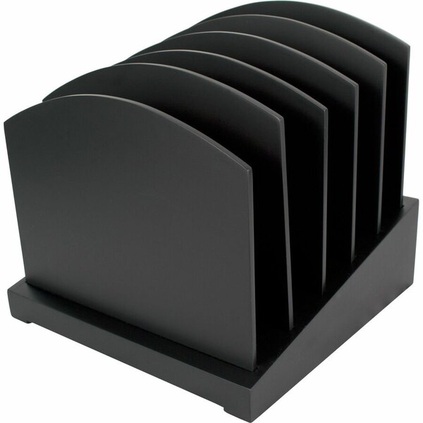 Victor Technology Victor Tech Incline File with 6 Dividers Black 86015 - main