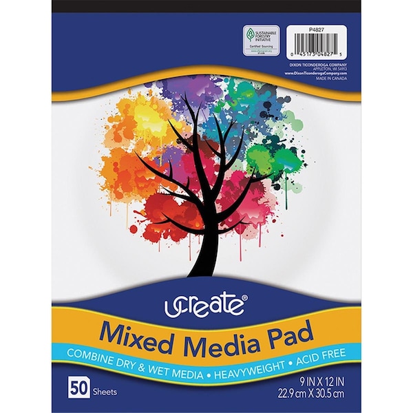 Dixon Ticonderoga 6 x 9 in. Sulphite Drawing Paper, Bright White PAC4729 - main