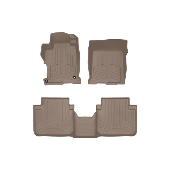 Weathertech Tan, Front and Rear FloorLiner HP 45481-1-2IM - main