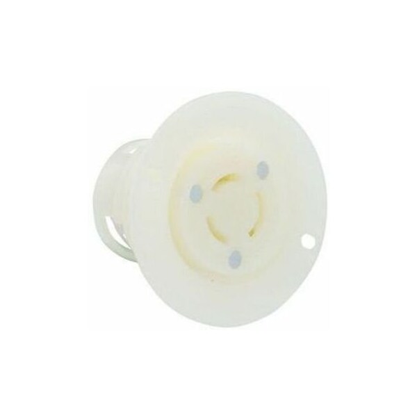 Leviton Industrial Grade Flanged Outlet 15/10 Amp, 125 Volt 7557 - main