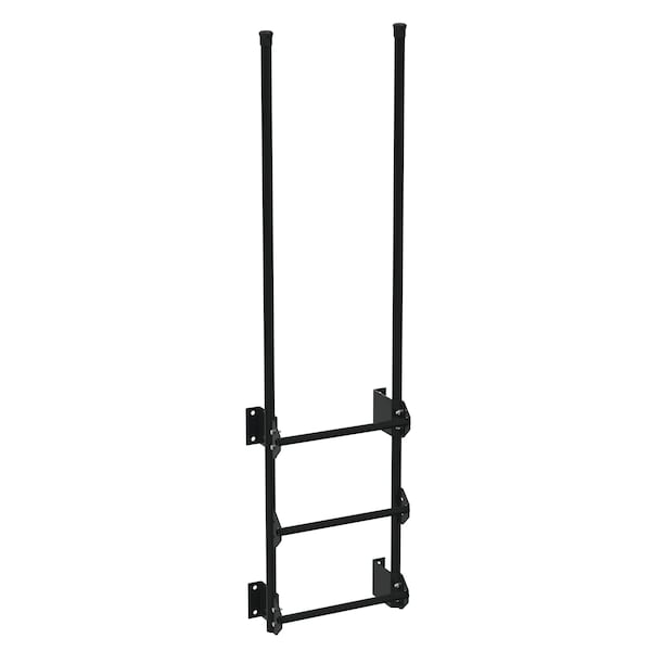 Vestil Steel Walk Through Dock Ladder 3 Step 300 Lb. Capacity Black DKL-3-BK - main