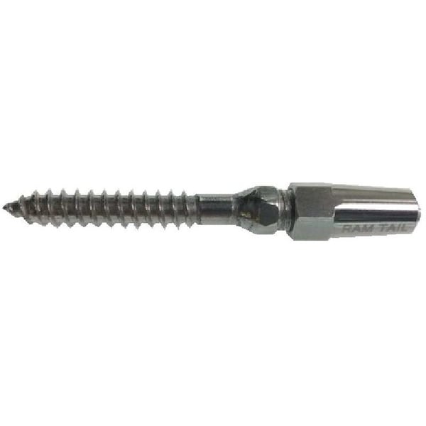Ram Tail Lag Jaw, Fixed End, Stainless Steel, For: 3 mm Wire Rope RT LJ-01 - main