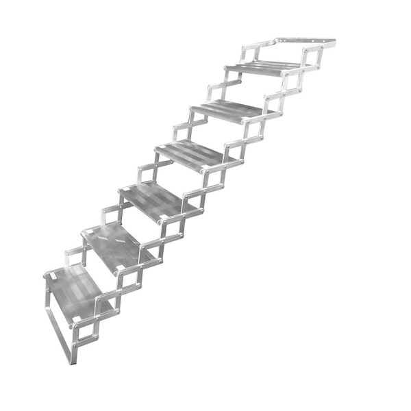 Torklift STEPS AND STEP RUGS RV 6 Manual Folding Steps 20 Inch Length x 8 Inch Width and 6 Inch Rise Withou A7806 - main