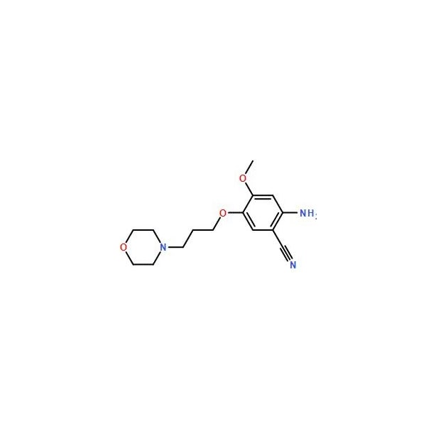 Ak Scientific 2-Amino-4-methoxy-5-(3-morpholinopropoxy)benzonitrile (1g), CAS 675126-27-9 Y6568-1g - main