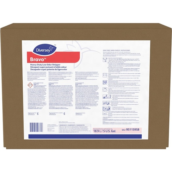 Diversey Floor Stripper, Box, 5 gal, Concentrated 95115958 - main