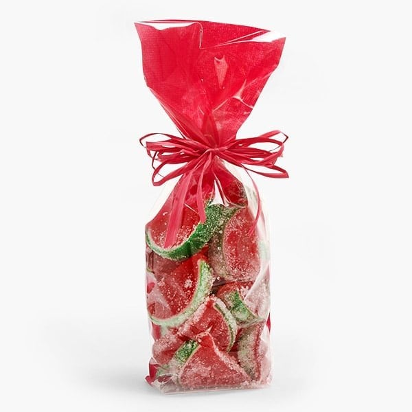 Nashville Wraps Clear with Pink Candy Bags 1.4 mil, 3.5x2.25x12, 100PK 99623 - main