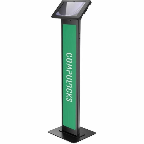 Compulocks GALAXY TAB A9 APEX ENCLOSURE BRANDABLE FLOOR STAND BLACK 140B87GAPX9B - main
