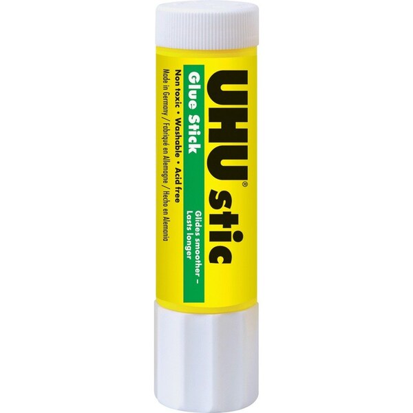 Saunders Manufacturing Co Inc Saunders 99649 UHU Stic Permanent Clear Application Glue Stick .74oz. 99649 - main