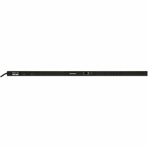 Cyberpower PDU, Switched Metered, Rack Mounted, 5-20R, 5-30P, 10 ft. PDU81102 - main
