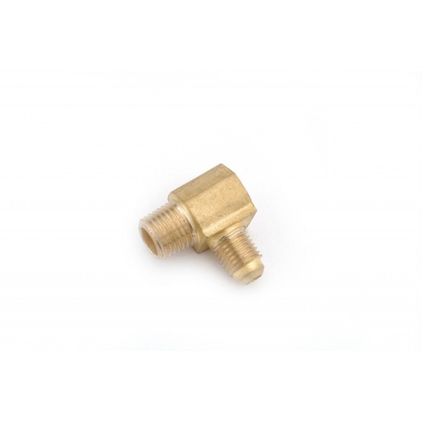 Midland Industries 38 Outside Diameter Tube 45 Degree SAE Flare x 12 Male Pipe Thread 90 Degree Elbow 704049-0608 - main