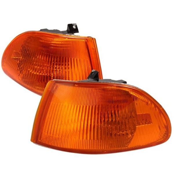 Overtime 4 Door Corner Lights for 92 to 95 Honda Civic, Amber - 10 x 10 x 12 in. OV2654118 - main