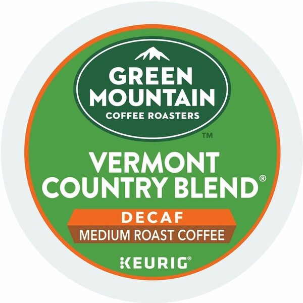 Green Mountain Coffee Roasters K-Cup Vermont Country Blend Decaf Coffee - Compatible with Keurig Brewer - Medium - K-Cup, 24PK 5000330141 - main