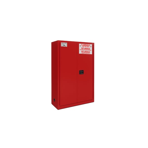 Fireking 45 Gal, Flammable Safety Cabinet, Mechanical-Close, Red SC45-MC-R - main