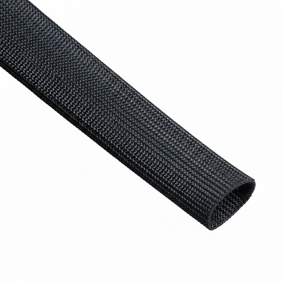 Kable Kontrol Heat Resistant Braided Fiberglass Wire Sleeve - 3/4in ID - 50ft FT - Black HTBS-A-075-BK-50 - main