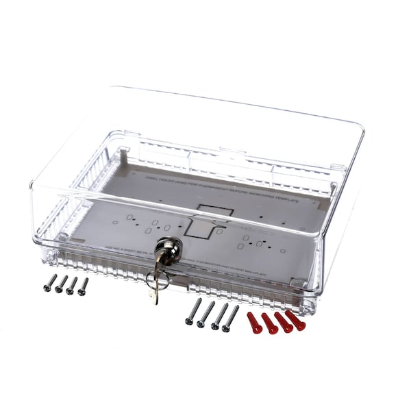 Lennox Guard, Thermostat, Clear Cover, 7-1/4inH x 9-3/4inW x 3-3/8inD 39P21 - main
