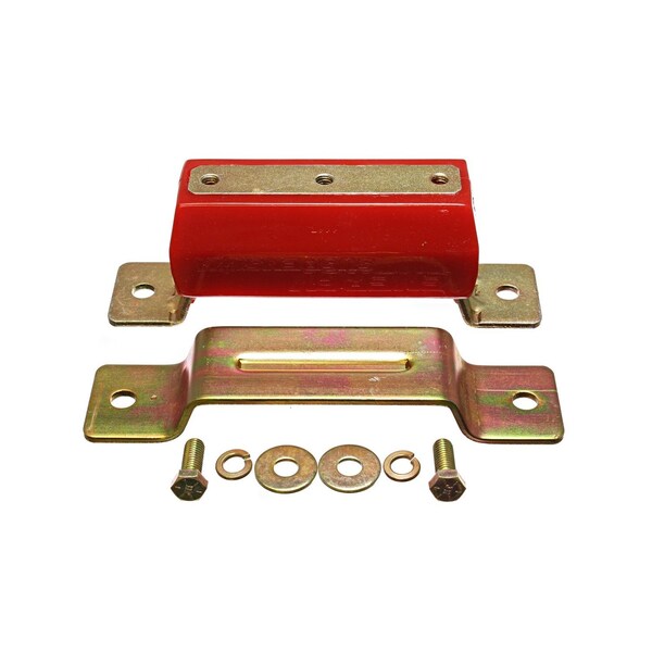 Energy Suspension Auto Trans Mount, Red; Polyurethane; 7.5 Inch Top Center To Center Bolt Holes; 4.5 Inch Bottom 3.1129R - main