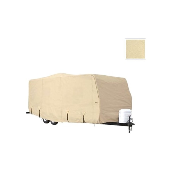 Eevelle GOLDLINE Series, Travel Trailer RV Cover, Tan Color, Fits 28-30ft Long RV GLRVTT2830T - main