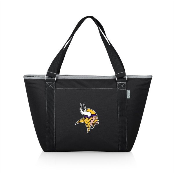 Picnic Time Family Of Brands Minnesota Vikings - Topanga Cooler Tote Bag, (Black) 619-00-175-184-2 - main