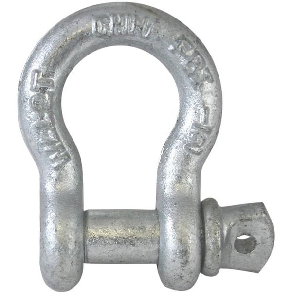 Fehr 34 Anchor Shackle, 34 in Trade, 325 ton Working Load, Commercial Grade, Steel 44624 - main
