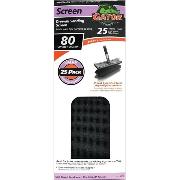 Gator Finishing Precut Drywall Sanding Screen 4260 - main
