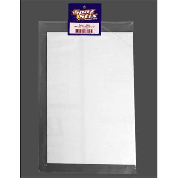 Spaz Stix 8 x 12 in. Clear Poly Sheet SZX95030 - main