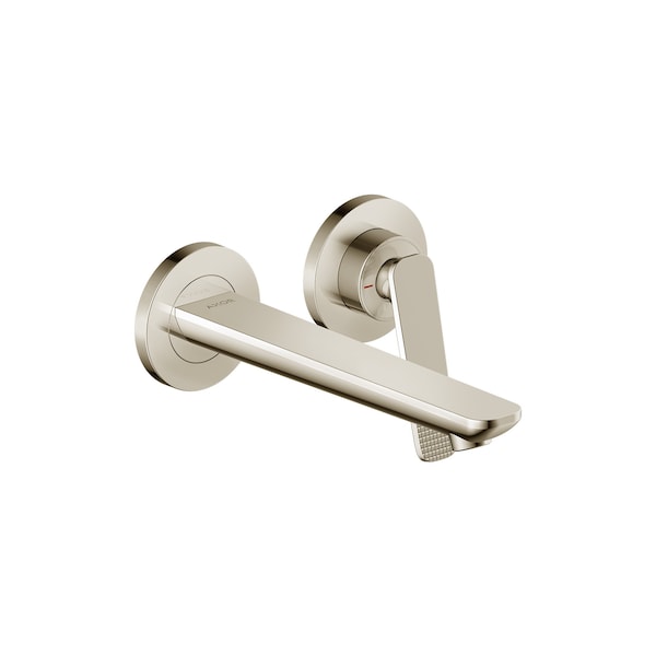 Axor Citterio C Wall-Mounted Single-Handle Faucet- Cubic Cut, 1.2 GPM in Polished Nickel 49111831 - main