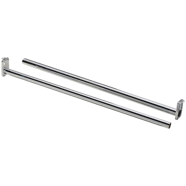 National Hardware 18'' to 30'' Bright Steel Adjustable Closet Rod N189-621 - main
