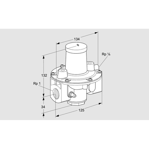 Honeywell Kromschroder REG, GDJ 25R04 4Z NOTE THIS IS GENERIC. P KS03155063 - main