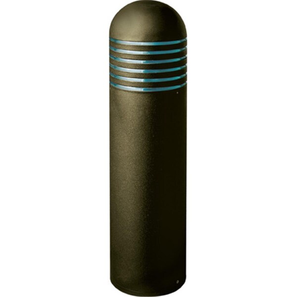 Feeltheglow 60W 120V Powder Coated Steel Bollard, Bronze - 45.50 x 11 x 11 in. FE2939542 - main