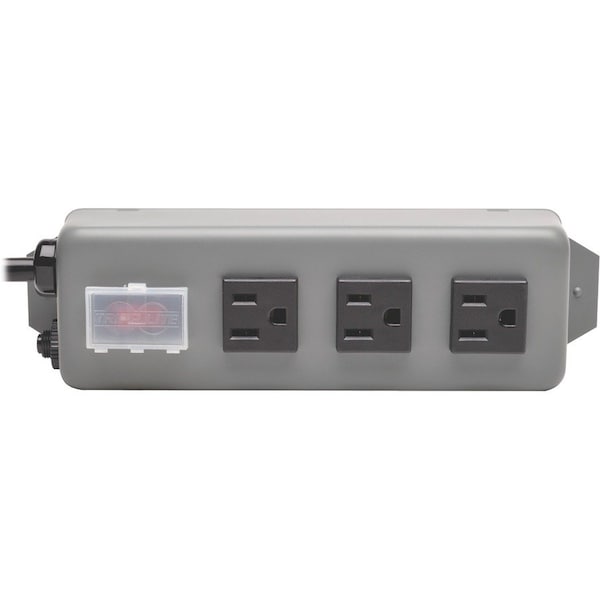 Tripp Lite WABER INDUSTRIAL POWER STRIP METAL 5-15R 3 OUTLET 5-15P 9 CORD 3SP9 - main