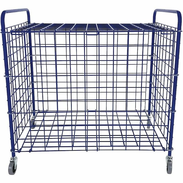 Champion Sports Game Ball Locker, 23in.Lx24inWx37inH, Blue LFX - main