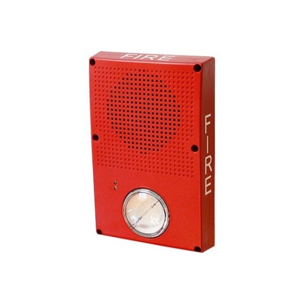 Edwards Signaling Outdoor Speaker Strobe, Red WG4RN-SVMC - main