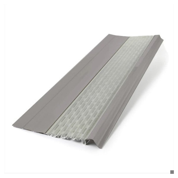 Waterlock Micromesh Flat Aluminum/SS Gutter Guard, Terratone, 35ft WM-FLT-035-TRT - main