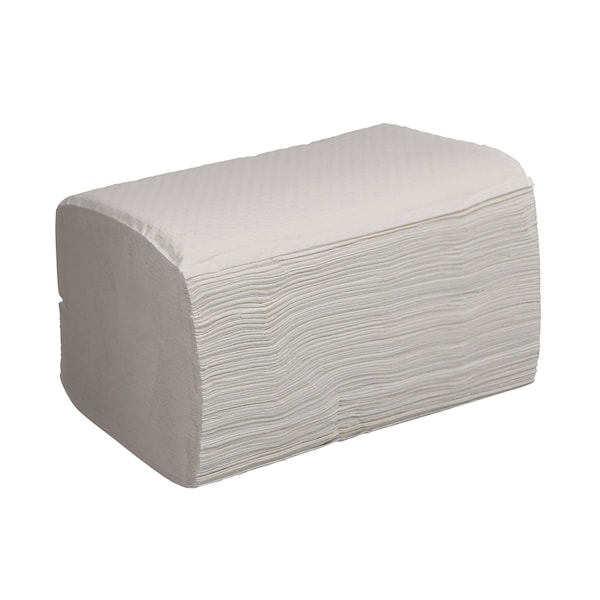 Nova 2-Ply Interfold Dispenser Napkin 6.4 x 8.8, White, 1/2 Fold Nova QS4300 - main