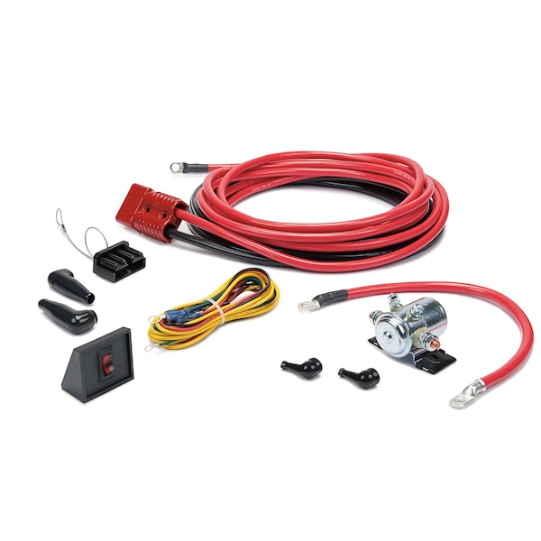 Warn Winch Power Cable Quick Connect For Rear Mounting of Portable Winch; Connects to Battery 32966 - main