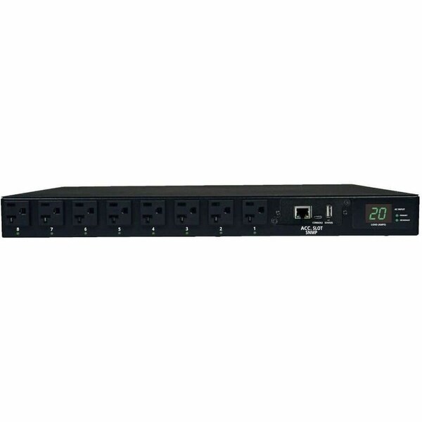 Eaton Tripp Lite Series 1.9kW Single-Phase Switched Automatic Transfer Switch PDU, 2 120V L5-20P / PDUMH20ATNET - main
