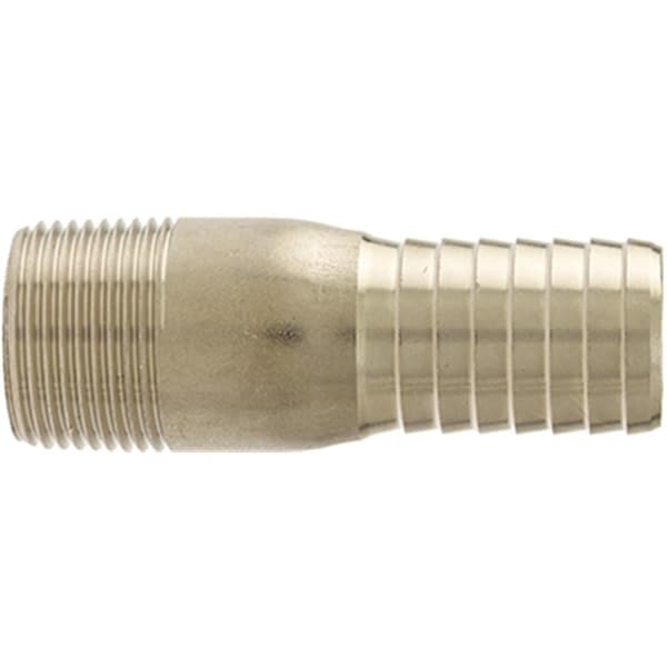 Boshart Industries 0.5 in. Stainless Steel Male Insert Adapter UMASS-05 - main