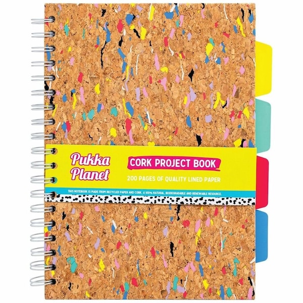 Pukka Pads Pukka Planet Cork B5 Project Book 9856-SPP - main