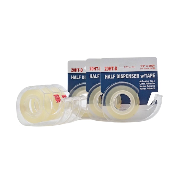 Wod Tape OST20C1 Office Clear Stationery Tape: 1/2 in. x 36 yds, 288PK WOD OST20C1-00500-288-36-CLE - main