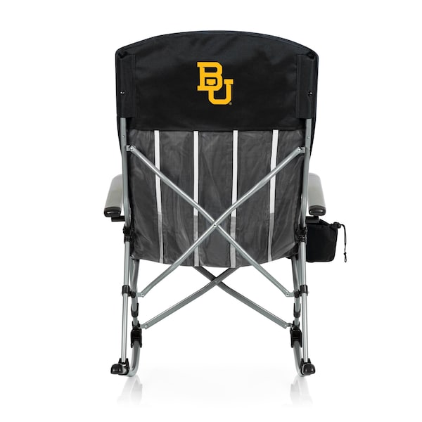 Picnic Time Family Of Brands NCAA Baylor Bears Outdoor Rocking Camp Chair - XL Heavy Duty Camping Chair 805-01-175-924-0 - main