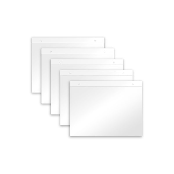 5S Supplies Acrylic Document Holders 17in x 11in Landscape These clear acrylic holders, 5PK ACRYLICHOLDER-1711-LANDSCAPE-5PCK - main