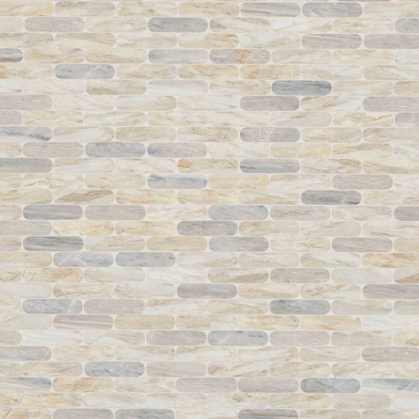 Msi Angora Ellipse Sample Polihsed Marble Mosaic Floor And Wall Tile ZOR-MD-0617-SAM - main